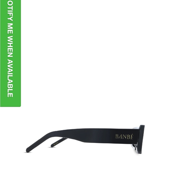 Trendy Thin black sunglasses - Picture 3 of 7